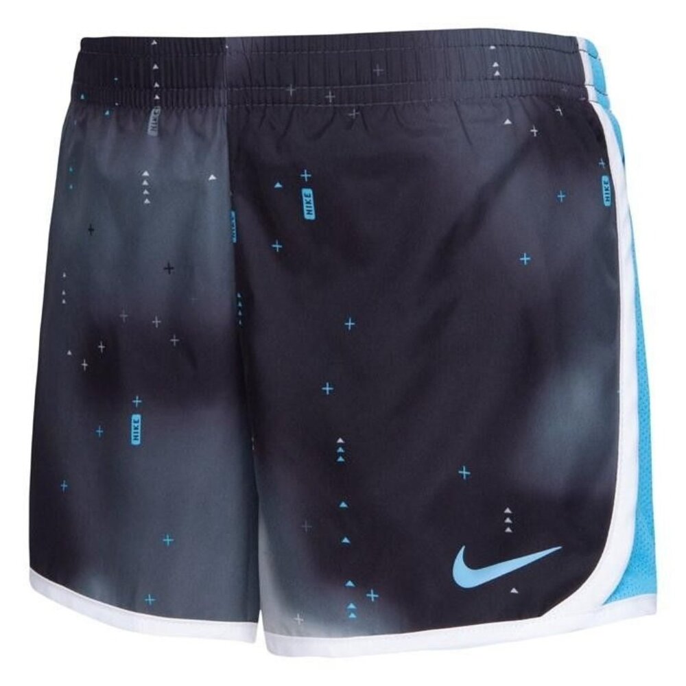 Nike Sport Shorts Glow in the Dark Unisex Black Blue Size 5 Running Athletic New